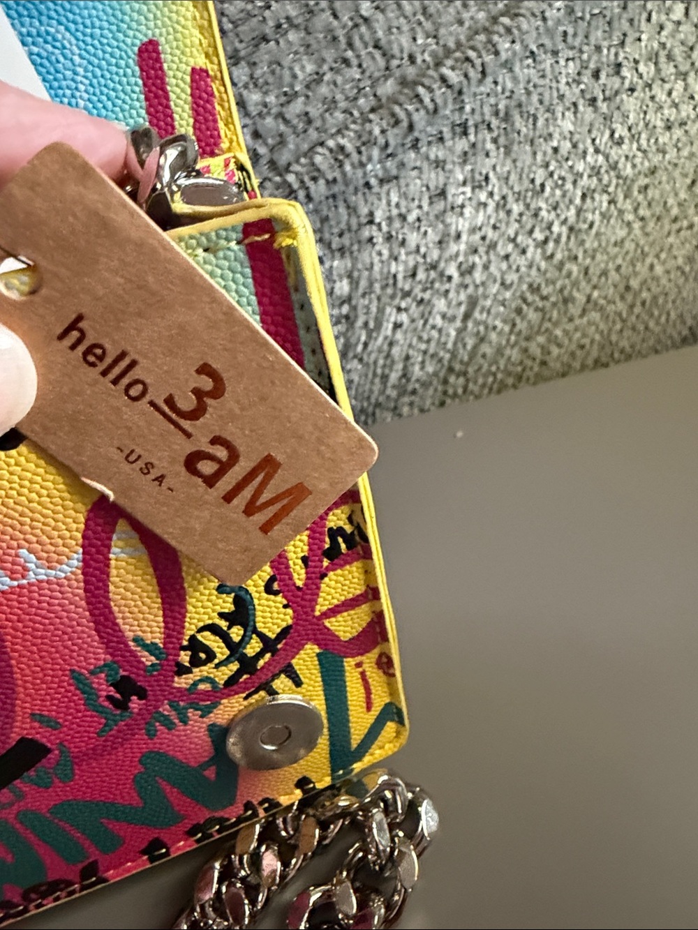 NWT Graffiti Gradient Crossbody Bag - Multicolor - Picture 2 of 9